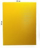 Кольорова вощина 100% еко - віск 20x26 см Жовтий 1293709961 фото