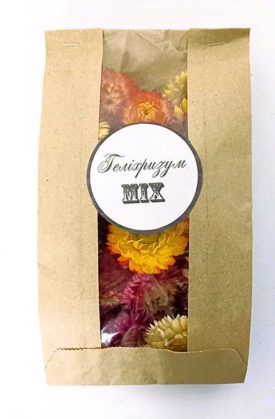 Сухоцвіти Геліхризуму (Helichrysum) для декору та творчості &mdash; 15 г ГМікс15г фото