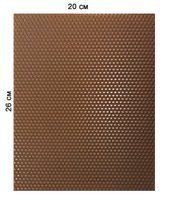 Кольорова вощина 100% еко - віск 20x26 см Коричневий 1293712781 фото