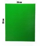 Кольорова вощина 100% еко - віск 20x26 см Зелений 1293705315 фото